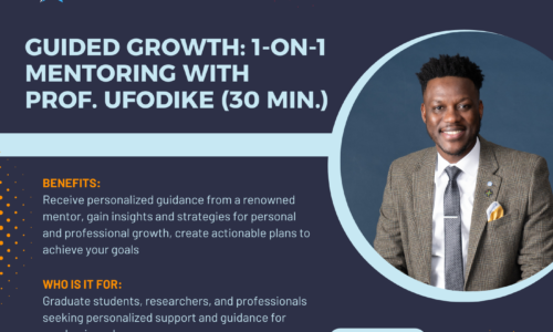 Guided Growth: 1-on-1 Mentoring with Prof Ufodike (30 min.)