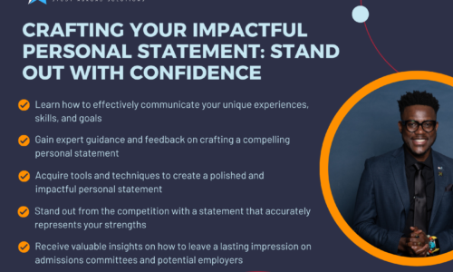 Crafting Your Personal Statement for Impact.