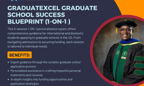 Graduate School Success Blueprint for Domestic and International students.